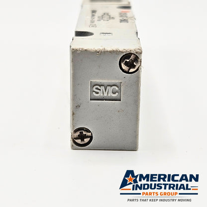 SMC SY5140T-5MOZ 5-port solenoid valve 24VDC lot of 2 for pneumatic automation systems and industrial control applications