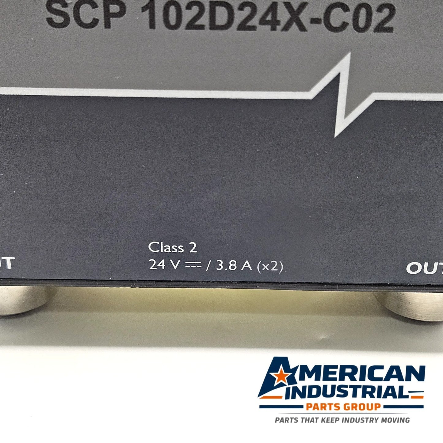 SolaHD SCP102D24X-C02 IP67 dual 24VDC 3.8A power supply for industrial automation systems and machine-mount control panels