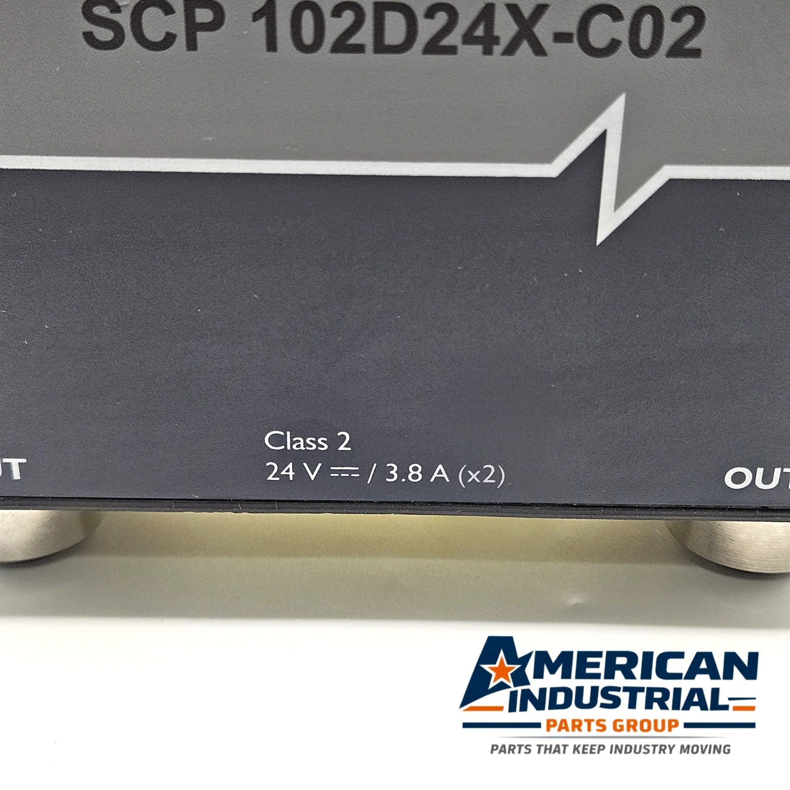 SolaHD SCP102D24X-C02 IP67 dual 24VDC 3.8A power supply for industrial automation systems and machine-mount control panels