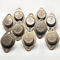 Lot of 10 Solitron 2N3055 NPN silicon power transistors TO-3 60V 15A 115W new old stock