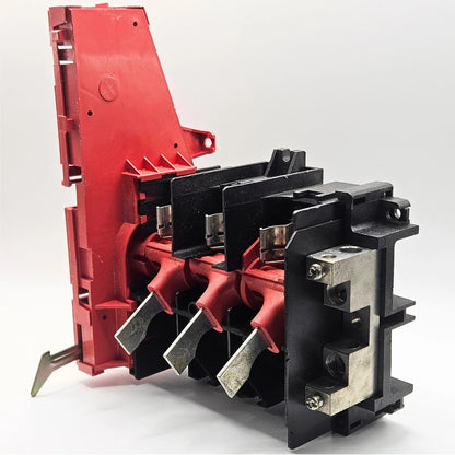 Square D 3-pole disconnect switch interior knife blade assembly for industrial electrical panels and MRO applications