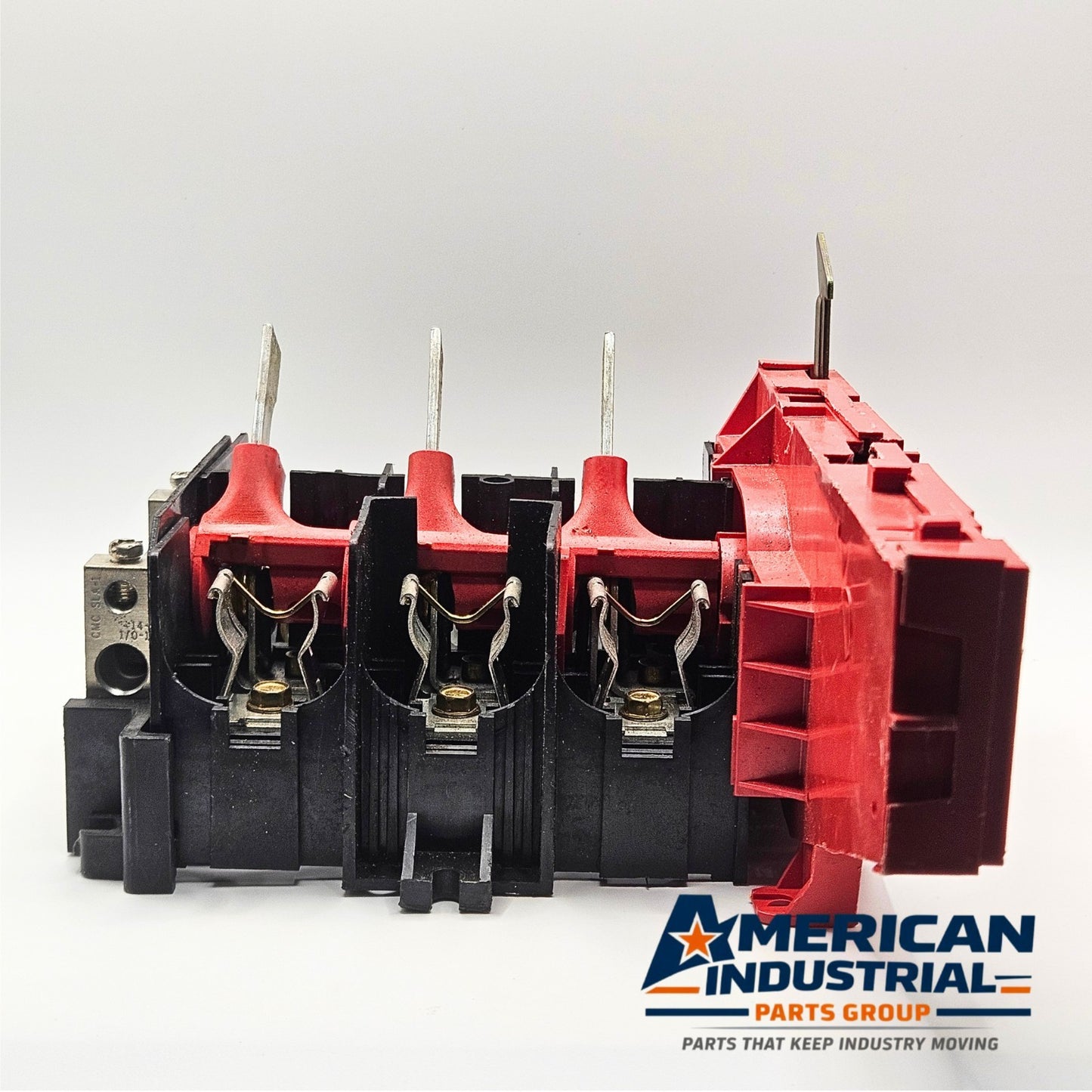 Square D 3-pole disconnect switch interior knife blade assembly for industrial electrical panels and MRO applications