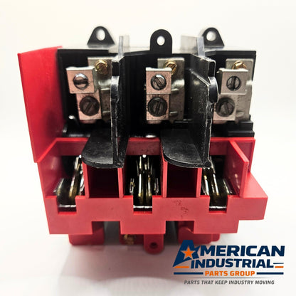 Square D fused disconnect switch for MRO motor control applications. American Industrial Parts Group.