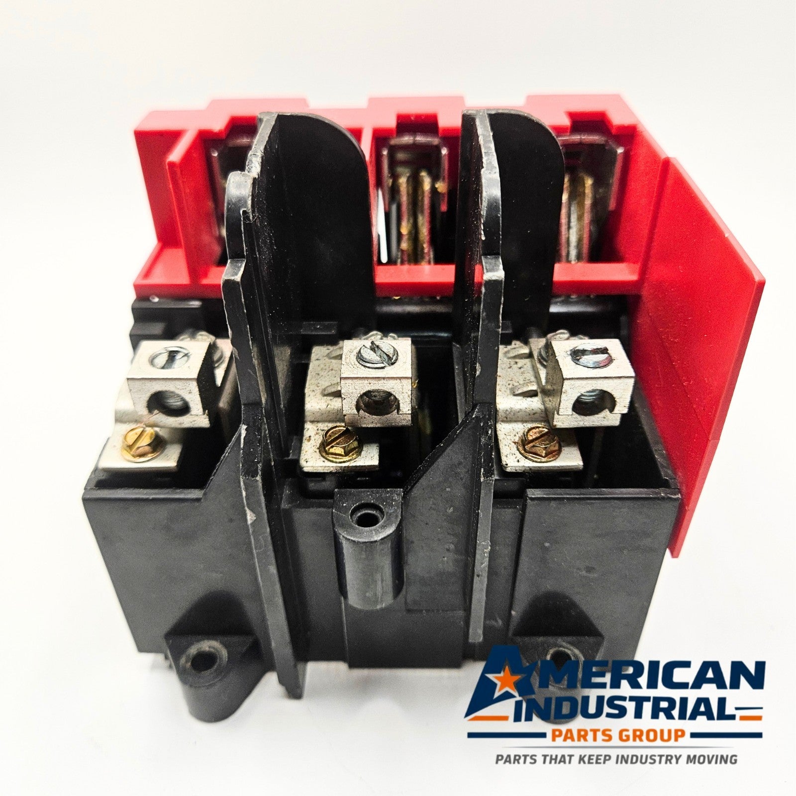 Square D fusible disconnect switch for automation power isolation. American Industrial Parts Group.