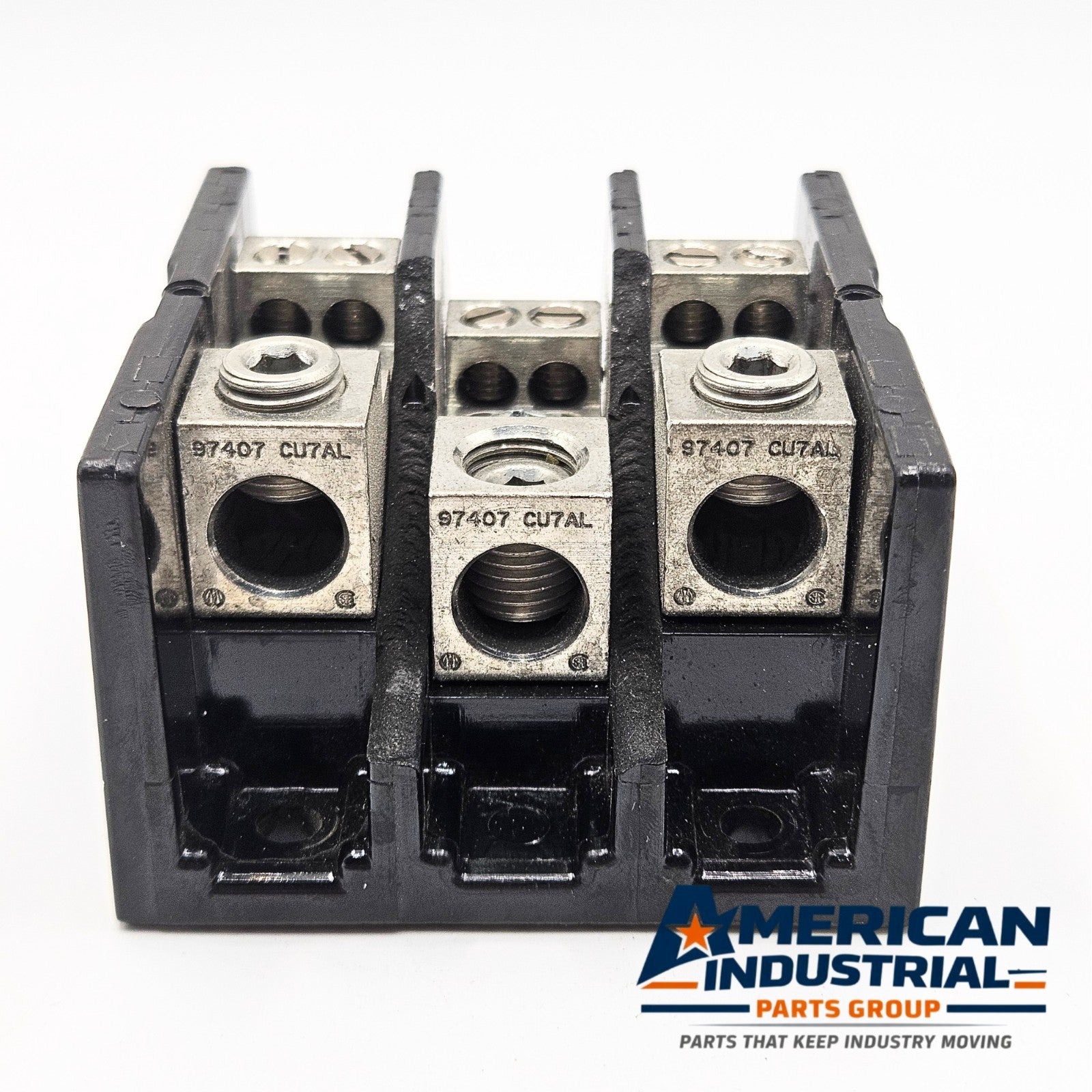 Square D 9080 LBR362104 600V terminal lug for surplus industrial spare parts. American Industrial Parts Group.