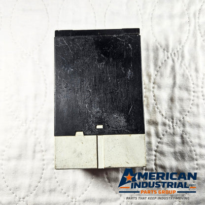 Square D Class 8430 Type DKR contact amplifier relay side view, industrial automation MRO electrical control relay. American Industrial Parts Group.