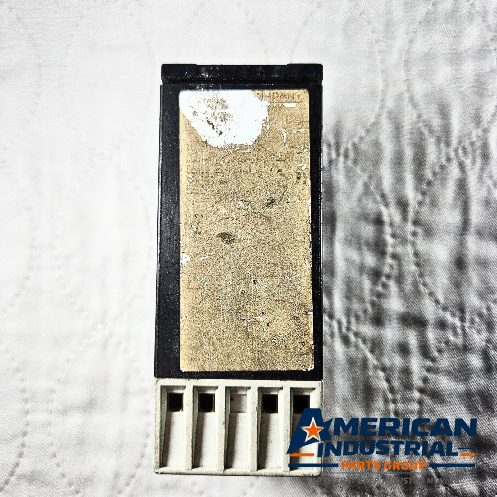 Square D Class 8430 Type DKR contact amplifier relay terminal detail, industrial automation MRO wiring relay component. American Industrial Parts Group.