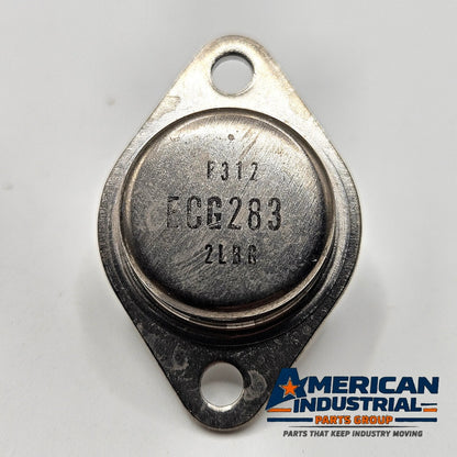 Sylvania ECG283 NPN silicon high voltage power transistor TO-3 10A 100W vintage new old stock for TV and amplifier repair