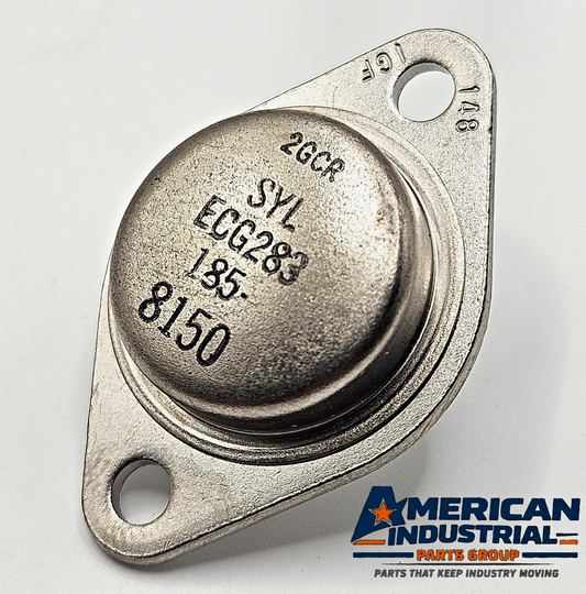 Sylvania ECG283 NPN 800V 10A 100W power transistor TO-3 NTE283 cross-reference vintage new old stock for horizontal output and switching repair