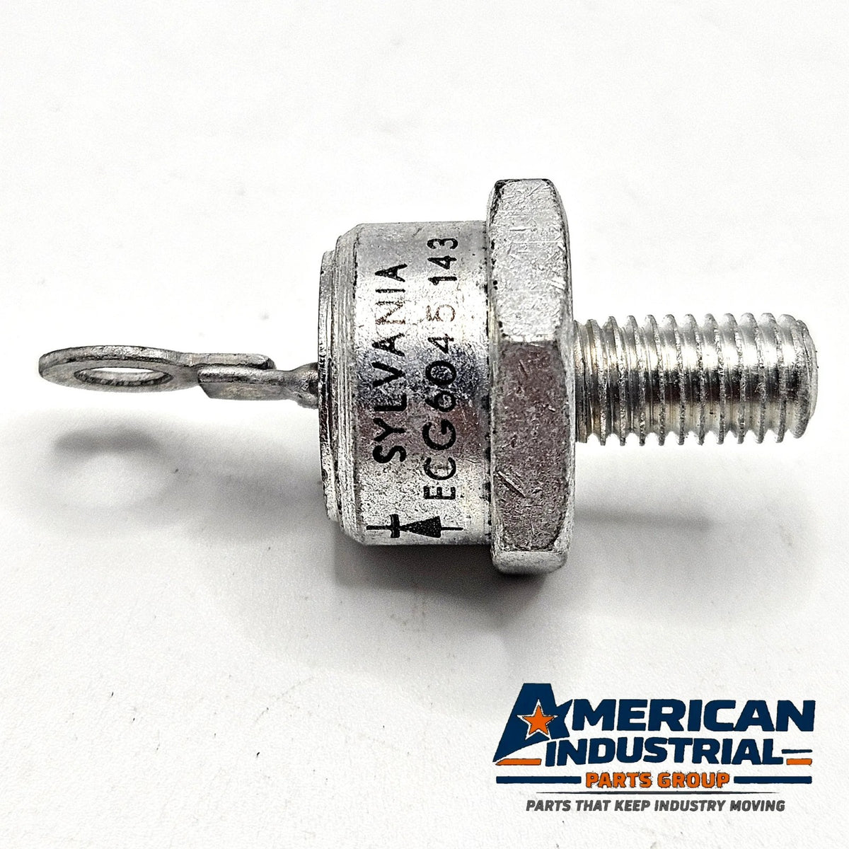 Sylvania ECG6045 60A 1000V stud-mount silicon rectifier diode DO-5 anode to case NTE6045 equivalent for power supply and welder repair