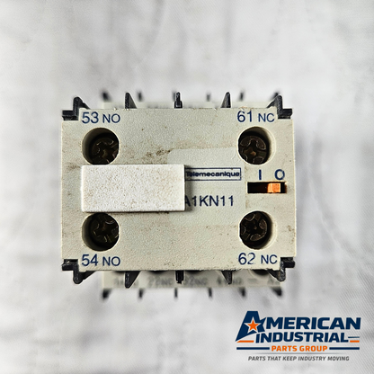Telemecanique CA4KN22 contactor 24V coil with auxiliary contacts 4NO 4NC for motor control and industrial automation systems