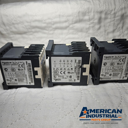 Telemecanique CA4KN 22BW3 relay module 24VDC 4NO 4NC lot of 5 for motor control and industrial automation systems