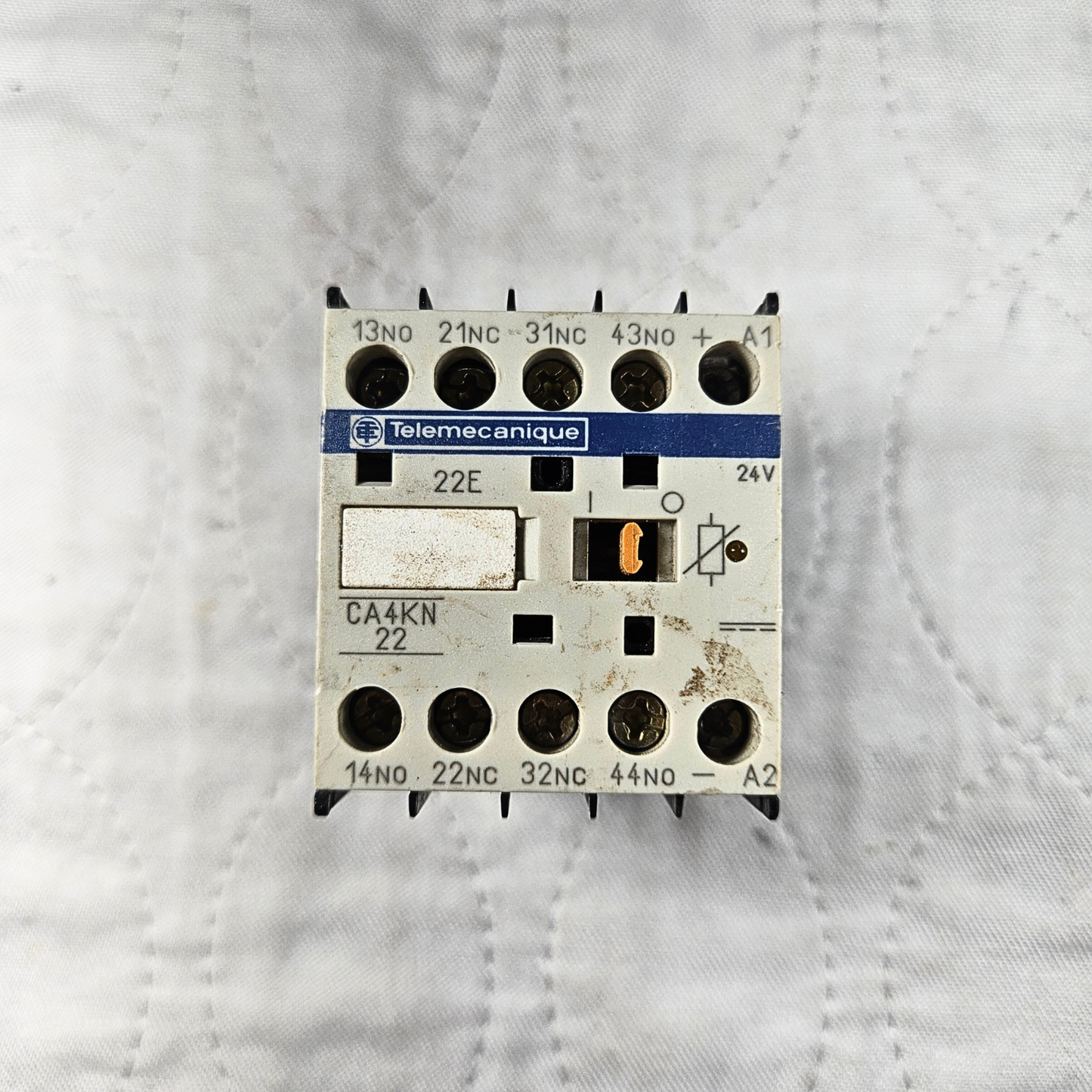 Telemecanique CA4KN22 control relay for industrial automation and MRO auxiliary contactor applications. American Industrial Parts Group.