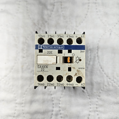 Telemecanique CA4KN22 control relay for industrial automation and MRO auxiliary contactor applications. American Industrial Parts Group.