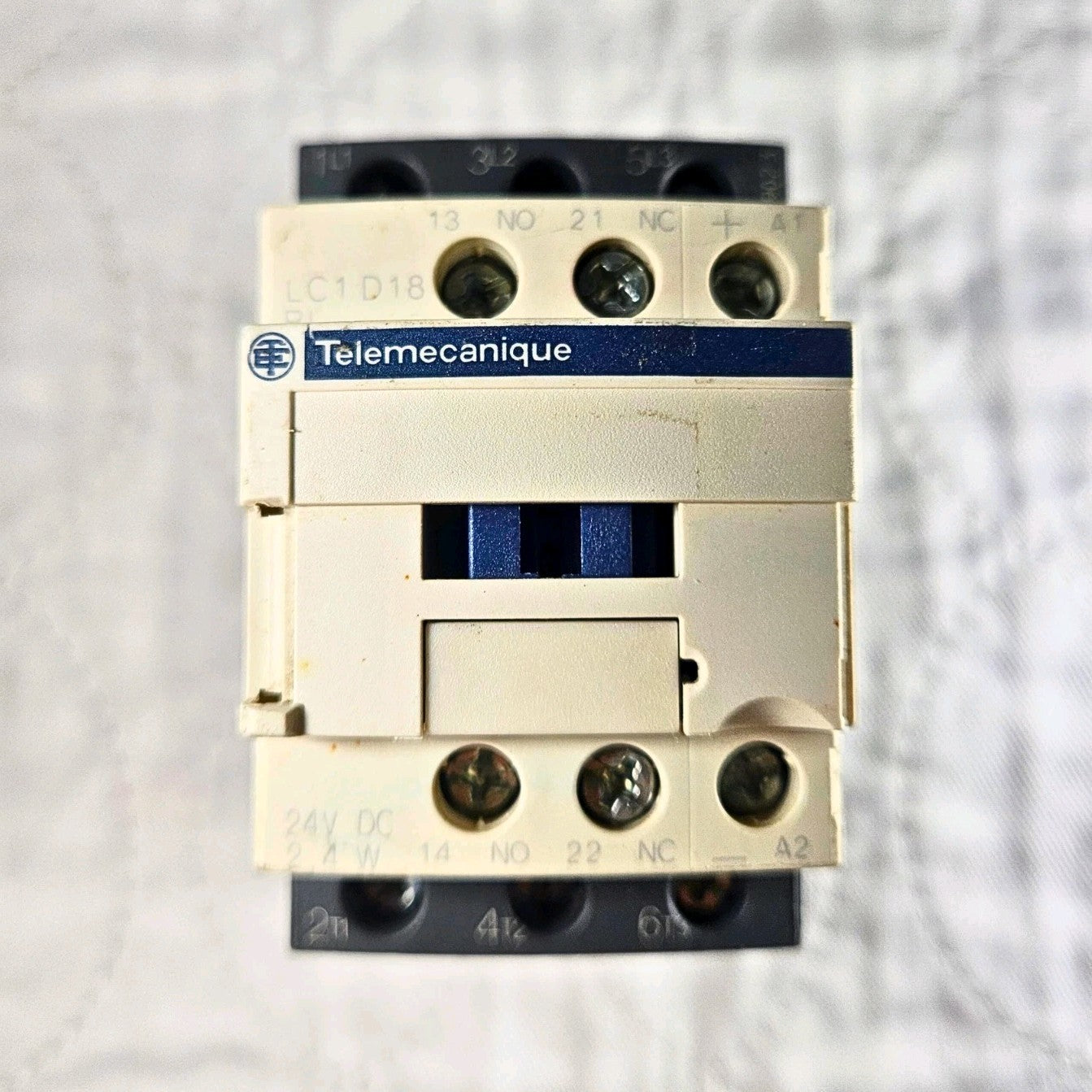 Telemecanique LC1D18BL contactor for industrial automation and MRO motor control applications. American Industrial Parts Group.
