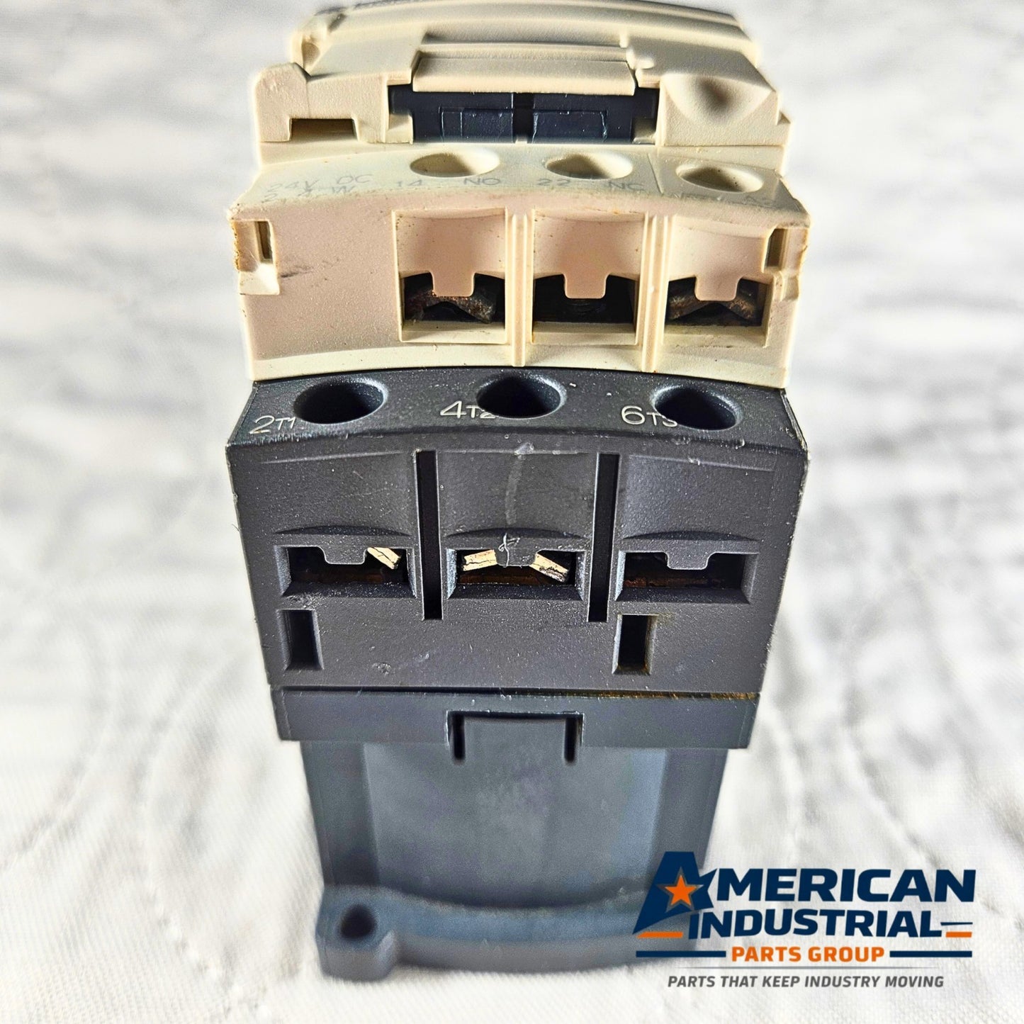 Telemecanique LC1D18BL contactor for industrial automation and MRO motor control applications. American Industrial Parts Group.