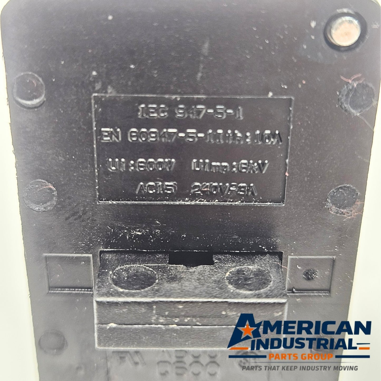 Telemecanique XEN-G1191 auxiliary contact block for industrial automation and MRO control panel applications. American Industrial Parts Group.