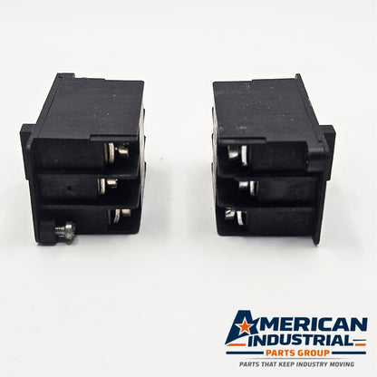 Telemecanique XEN-G1191 auxiliary contact block lot of 2 for industrial automation and MRO control panel applications. American Industrial Parts Group.