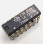 Texas Instruments 239 2163 house-numbered IC 14-pin DIP 1973 for vintage equipment repair from American Industrial Parts Group