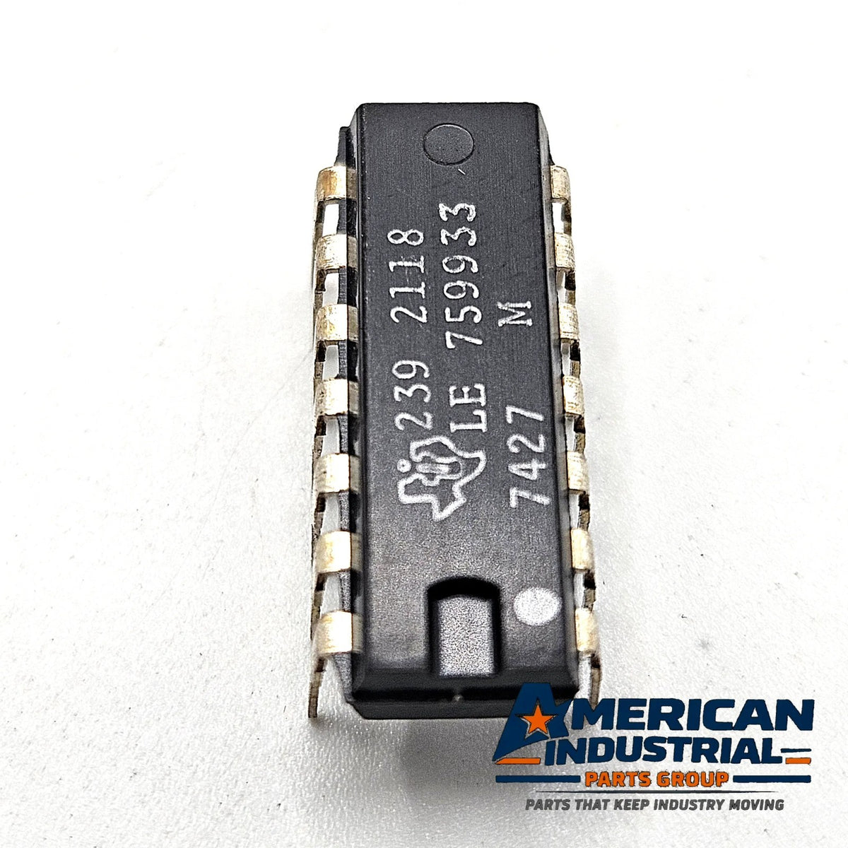 Texas Instruments 2392118 LE759933 14-pin DIP integrated circuit new old stock for vintage electronics repair and board restoration