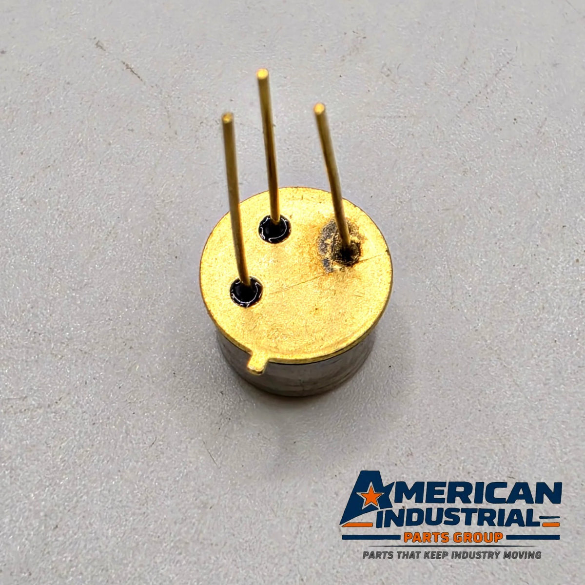 Texas Instruments 2N3725 NPN switching transistor 50V 1.2A TO-39 gold leads for vintage equipment repair from American Industrial Parts Group