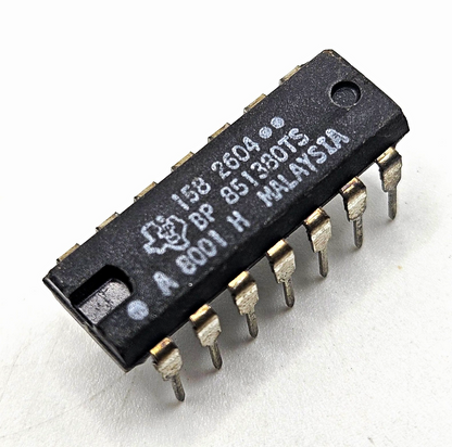 Texas Instruments 8513807S 158-2604 14-pin DIP integrated circuit new old stock for vintage electronics repair and board restoration