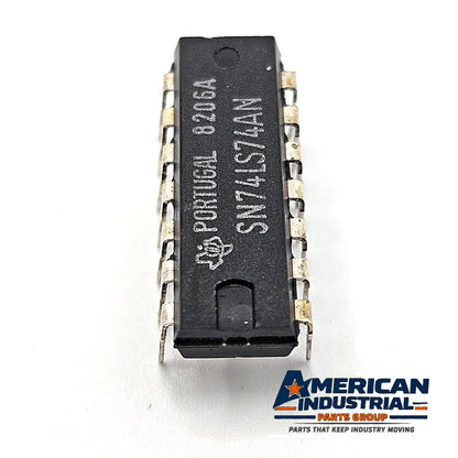 Texas Instruments SN74LS74AN dual D flip-flop 14-pin DIP for vintage electronics repair and TTL logic circuits