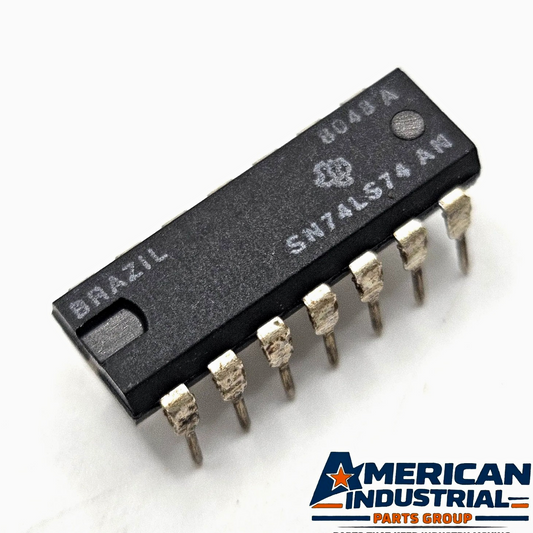 Texas Instruments SN74LS74AN dual D-type flip-flop DIP-14 lot of 4 for vintage electronics repair and TTL logic circuits