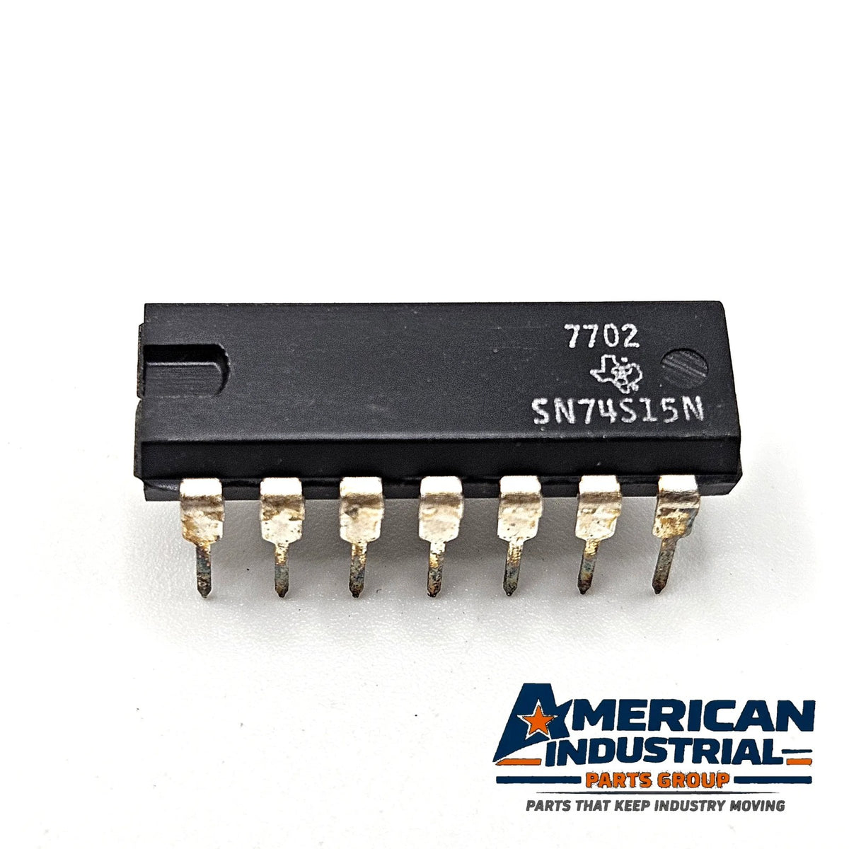 Lot of 10 Texas Instruments SN74S15N triple 3-input AND gate open collector DIP-14 vintage new old stock for legacy logic repair