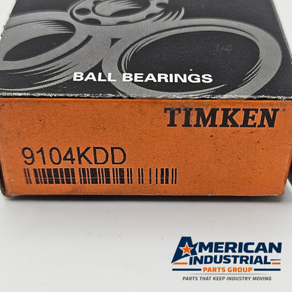 Timken 9104KDD deep groove ball bearing 20x42x12mm double shielded for industrial machinery and MRO replacement