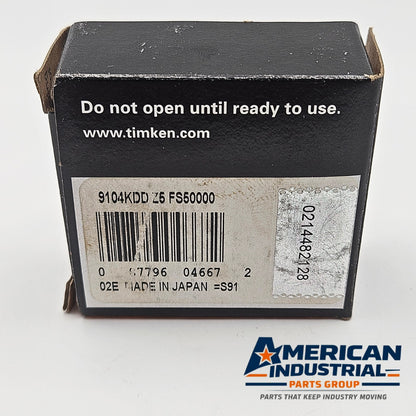 Timken 9104KDD deep groove ball bearing 20x42x12mm double shielded for industrial machinery and MRO replacement