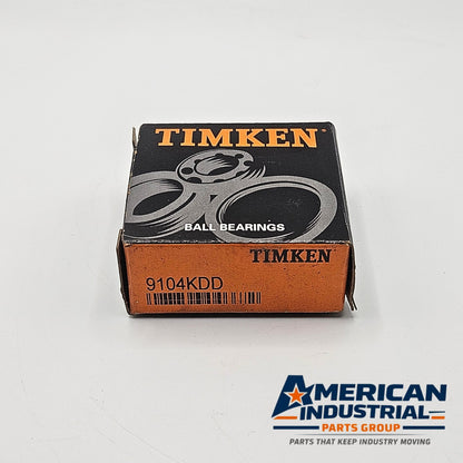 Timken 9104KDD deep groove ball bearing 20x42x12mm double shielded for industrial machinery and MRO replacement