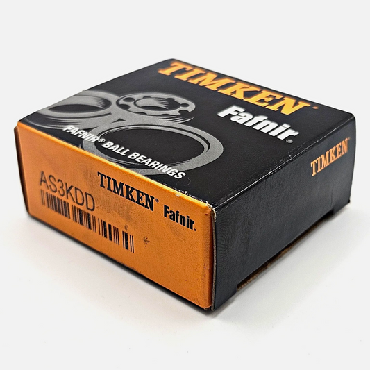 Timken Fafnir AS3KDD Z8 FS50160 double shielded stainless steel radial ball bearing 3/8 inch bore for industrial maintenance