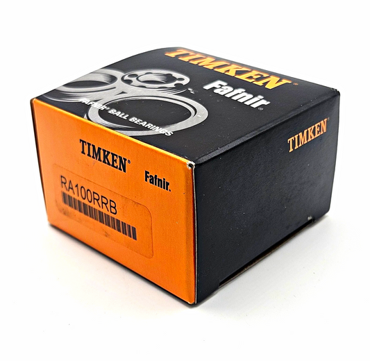 Timken Fafnir RA100RRB ball bearing insert 1 inch bore 52mm OD eccentric collar for industrial shaft support and MRO replacement