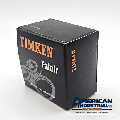Timken Fafnir RA100RRB ball bearing insert 1 inch bore 52mm OD eccentric collar for industrial shaft support and MRO replacement