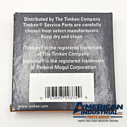 Timken National 472953 radial shaft oil seal 1.062 x 2.839 x .375 inch for rotating equipment and MRO