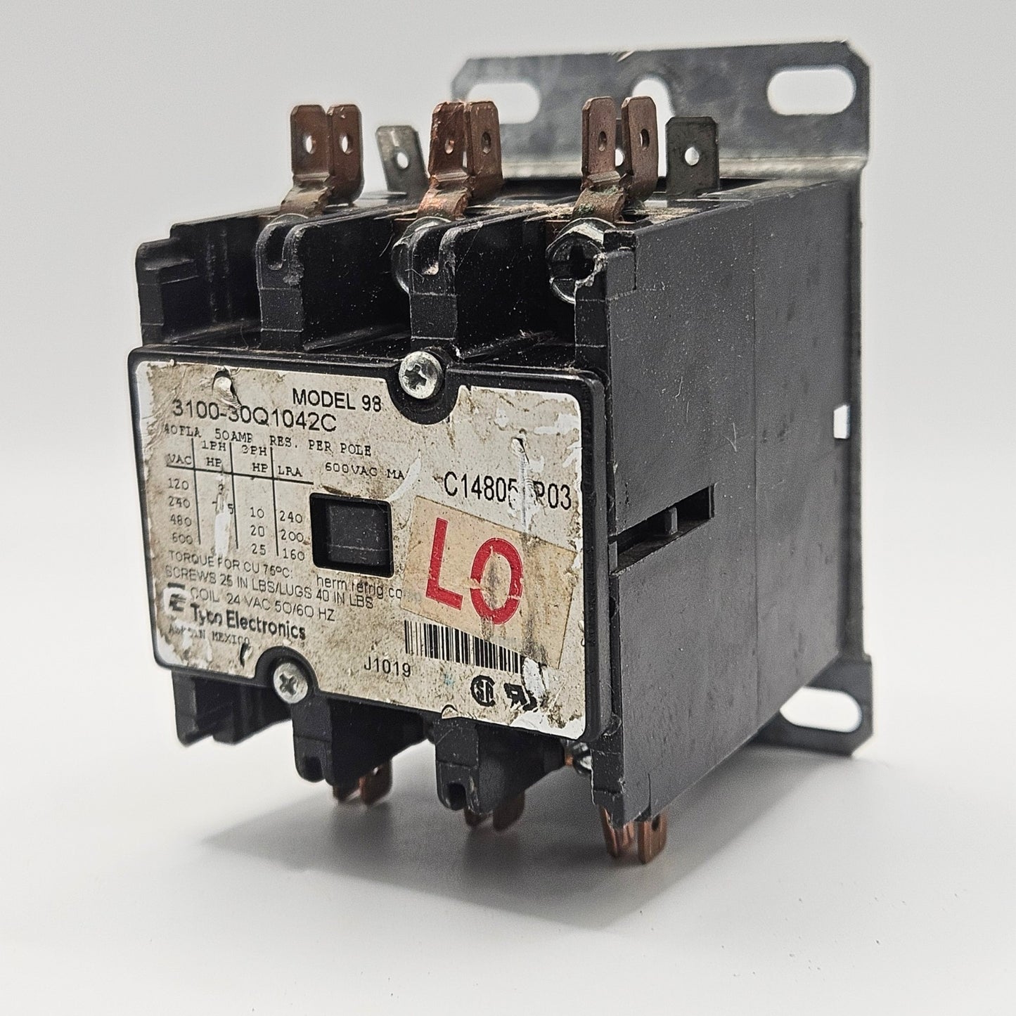 Tyco 3100-30Q1042C contactor for industrial automation and MRO motor control applications. American Industrial Parts Group.