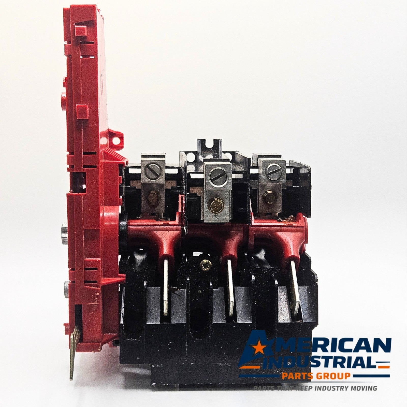 Unbranded 3 pole load break switch assembly for MRO applications. American Industrial Parts Group.