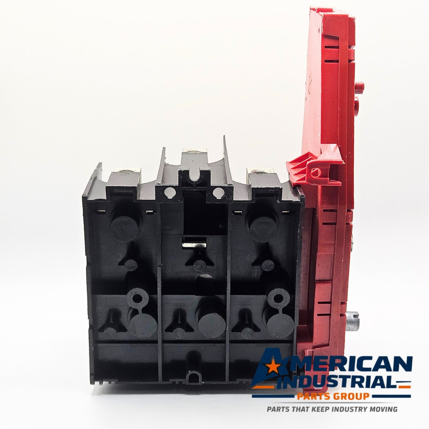 Unbranded 3 phase disconnect switch body for factory electrical maintenance. American Industrial Parts Group.