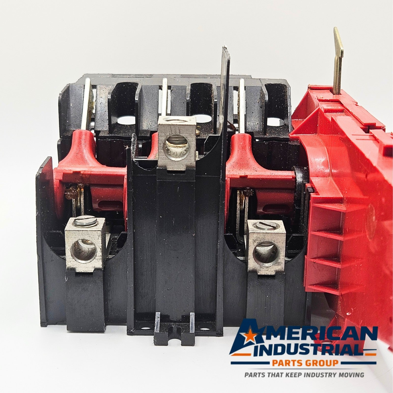 Unbranded load break disconnect assembly for industrial spare parts. American Industrial Parts Group.