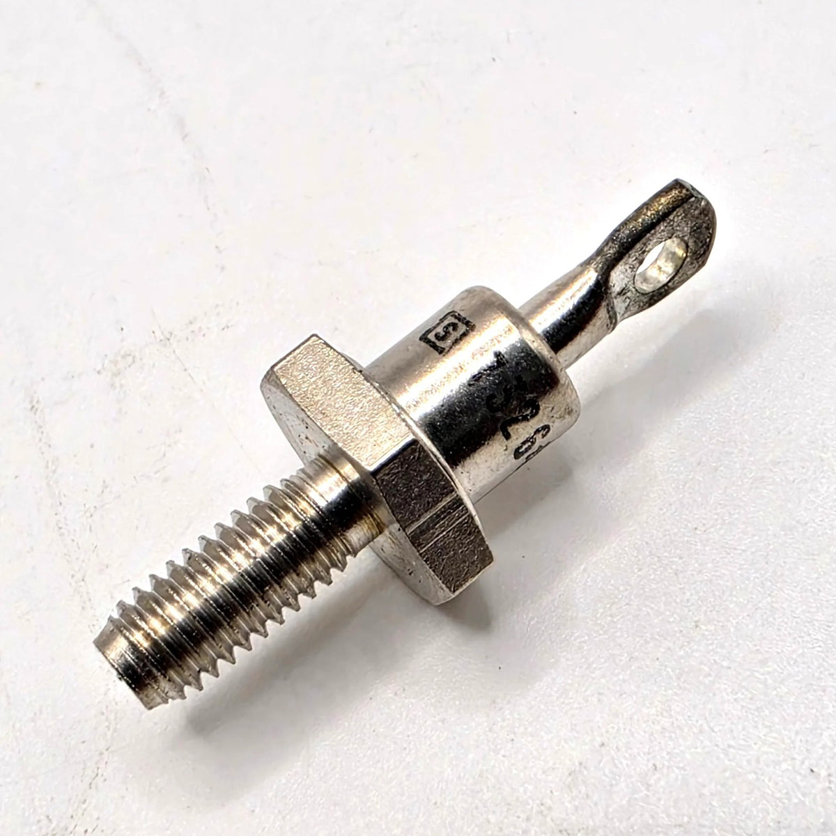 Lot of 10 vintage stud mount rectifier diodes 337512 hex base threaded stud eyelet for power supply repair from American Industrial Parts Group
