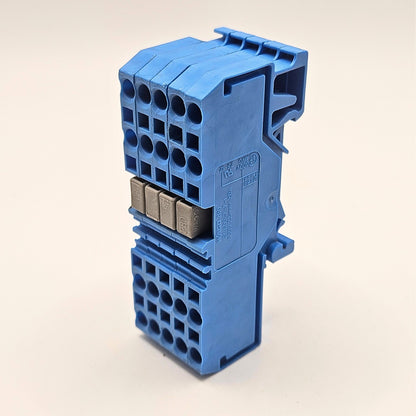 WAGO 280-681 double level DIN rail terminal block for industrial control panels. American Industrial Parts Group.