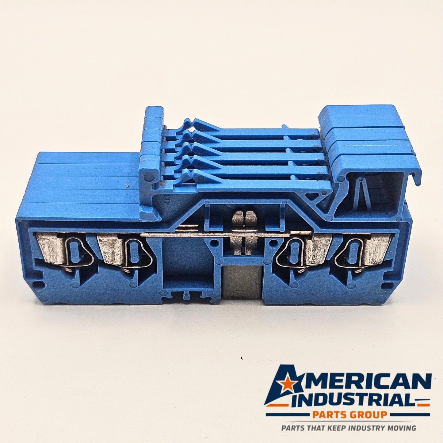 WAGO 280-681 feed through terminal block for factory control systems. American Industrial Parts Group.