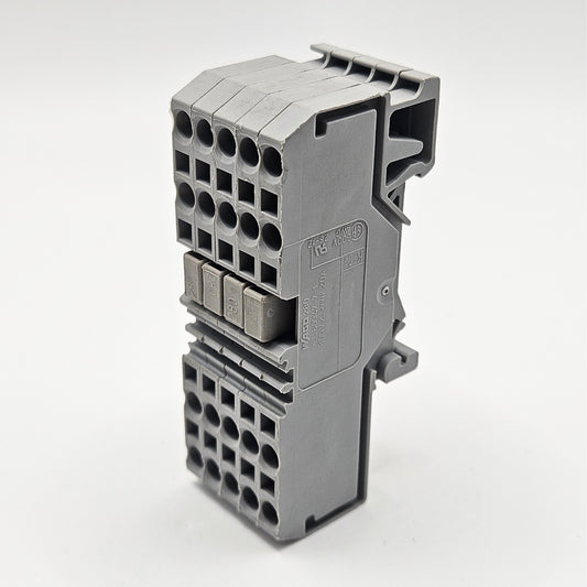 WAGO 280-681 double level terminal block for industrial control panels. American Industrial Parts Group.