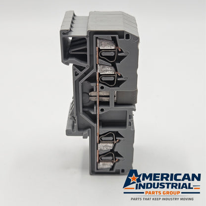WAGO 280-681 double level terminal block for electrical cabinet wiring. American Industrial Parts Group.