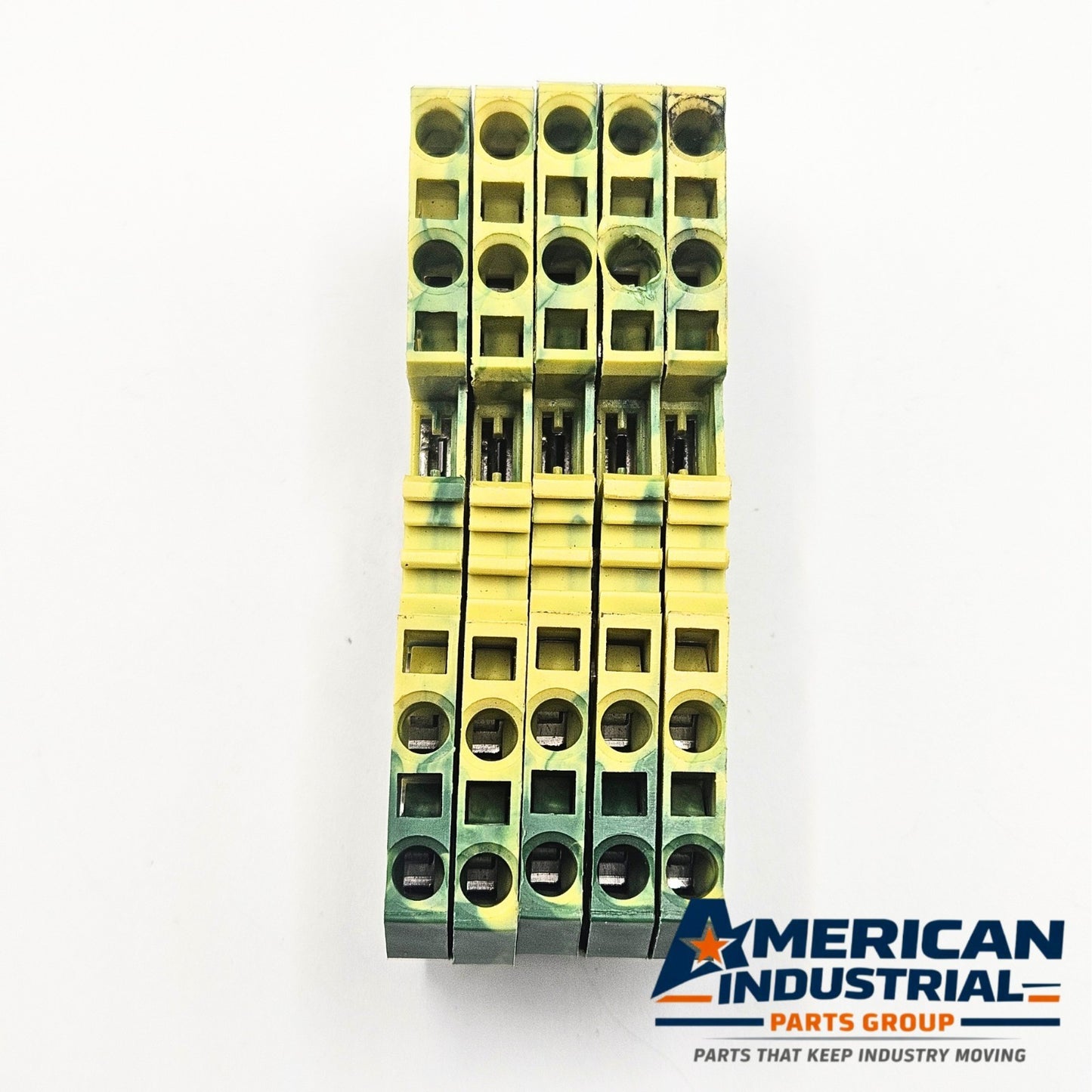 WAGO 280 800V terminal block for industrial automation and MRO DIN rail wiring applications. American Industrial Parts Group.