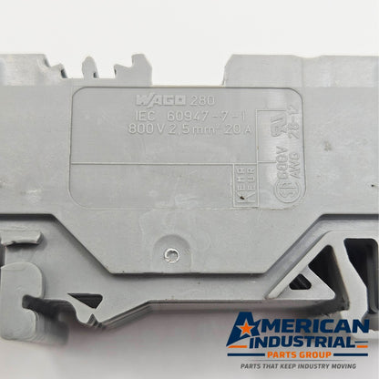 WAGO 280 terminal block lot for factory automation spare parts. American Industrial Parts Group.