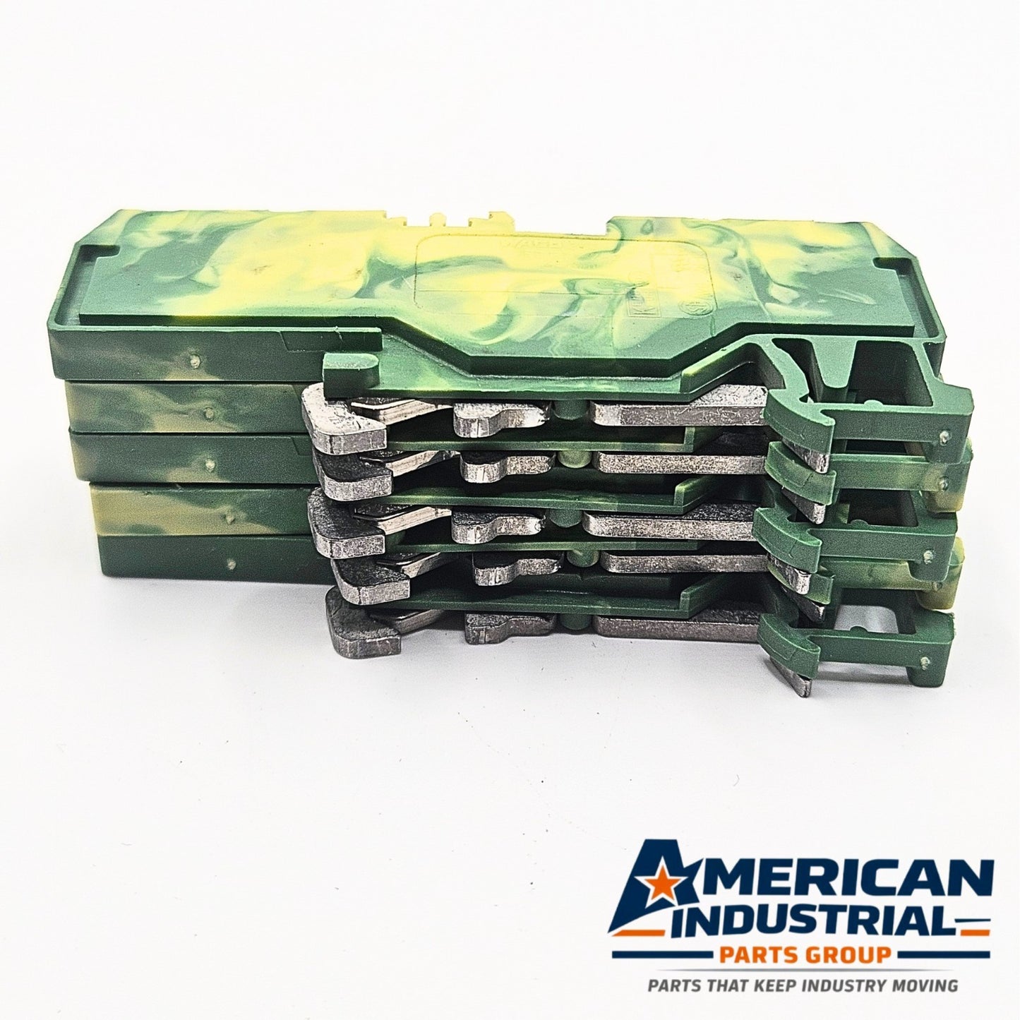 WAGO 280 terminal block for industrial automation and MRO DIN rail wiring applications. American Industrial Parts Group.