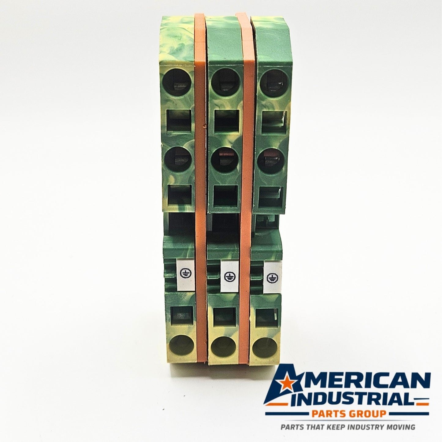 WAGO 282 terminal block lot for control cabinet wiring. American Industrial Parts Group.