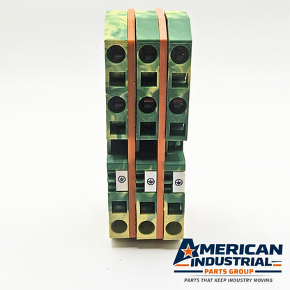 WAGO 282 terminal block lot for control cabinet wiring. American Industrial Parts Group.